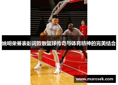 姚明荣誉表彰词致敬篮球传奇与体育精神的完美结合