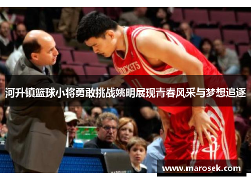 河升镇篮球小将勇敢挑战姚明展现青春风采与梦想追逐